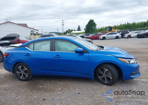 2021 Nissan Sentra Sv Xtronic Cvt z USA, uszkodzony, nr VIN 3N1AB8CV1MY308636